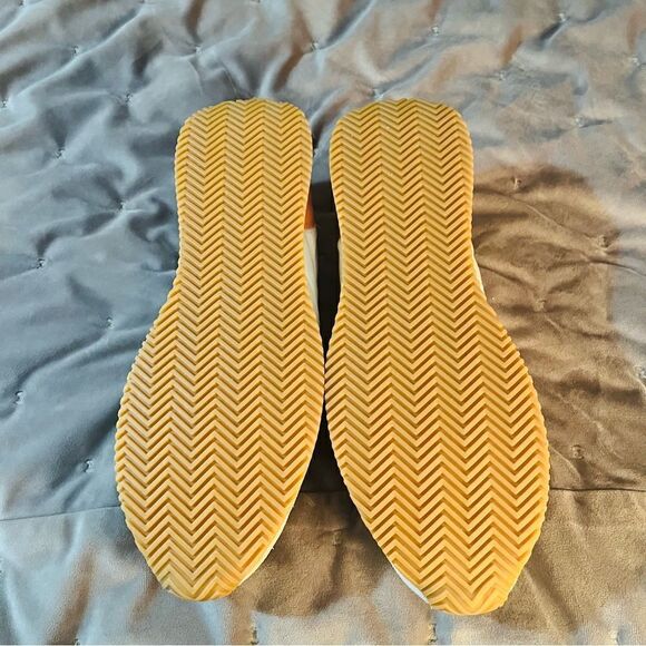 MATISSE Colorblock Suede Farrah Lace Up Low Top Trainers Sneakers White 9M - Picture 9 of 11